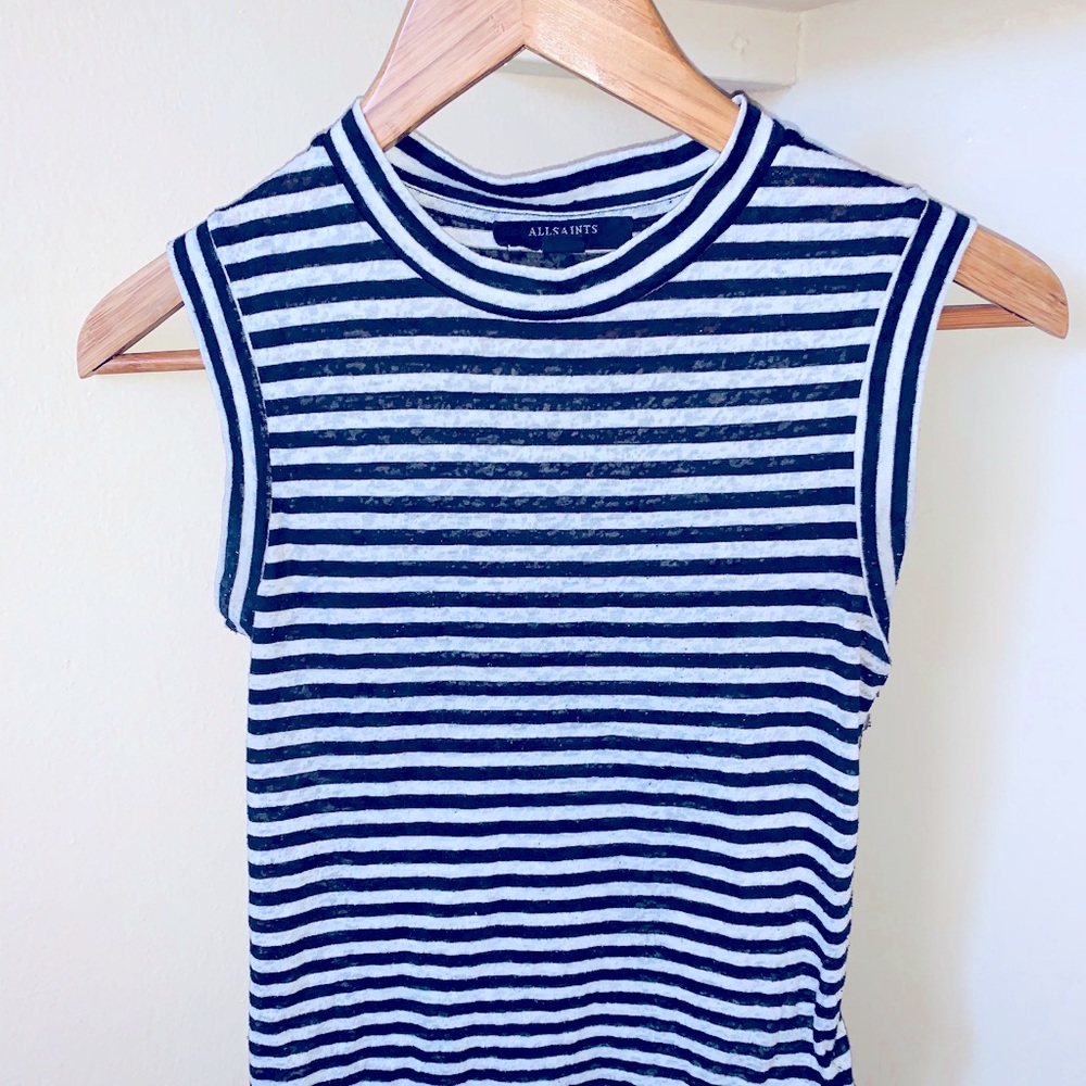 All saints Striped Tee XS